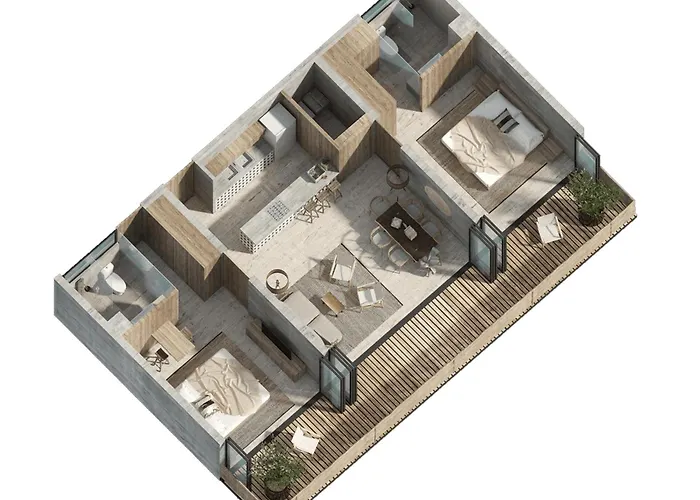Apartamento Waterworld 2br W Cenote -lagoons - Big Gym